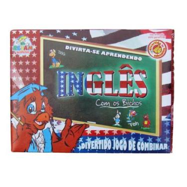 Imagem de Jogo Inglês Com Os Bichos Brinquedo Diversão - Rycler