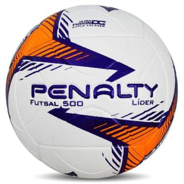 Imagem de Bola Futsal Penalty Lider xxiv - Branco/Laranja