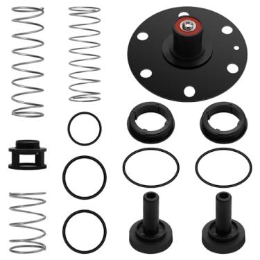 Imagem de seork Kit completo de reparo de refluxo de 3/10.2 cm-2.5 cm serve para modelos de prevenção de refluxo Wilkins Zurn 975XL e 975XL2 Kit de reparo de reconstrução/Poppets completos, kit de reparo de