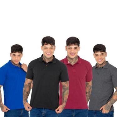 Imagem de Kit Especial 4 camisas Polo Masculinas para Todos os Momentos - Ridens