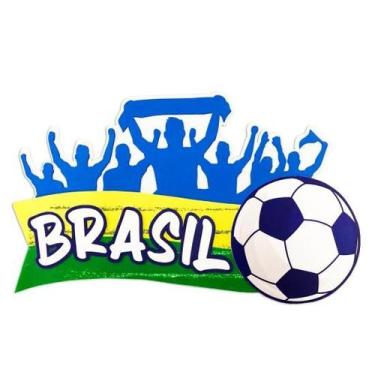 Imagem de Enfeite Painel Brasil Torcida Bola Copa do Mundo - 01 unid - Não infor