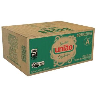 Imagem de Açúcar União Cristal Orgânico Sache 400x5g (400 Saches)