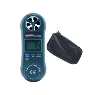 Imagem de Kit Anemômetro Digital Velocidade Fluxo Ar Faixa 0,4 A 30 M/s 5 Unidad