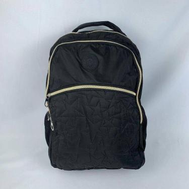 Imagem de Mochila Escolar Feminina Casual Reforçada Estrela preto