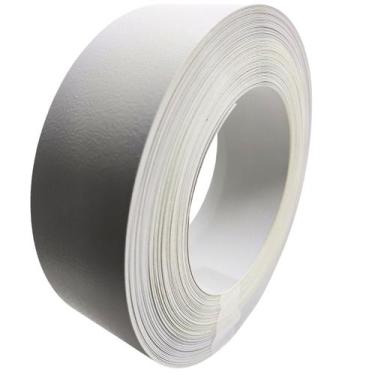 Imagem de Fita de Borda Pvc Para Formica Cinza Cristal Platina 45mm X 20m Moveis