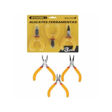 Imagem de Alicate 4,5" com 3 pcs bom-3703 - BOMDER