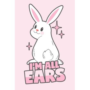 Imagem de Hase ist ganz Ohr: Notizbuch (120 Seiten, 15x23cm, gepunktet) Dotted Bullet Grid Tagebuch Journal