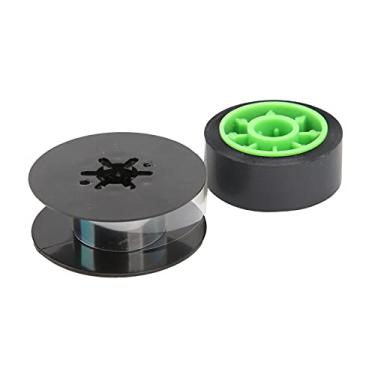 Imagem de Fita para Máquina de Escrever, 50 Metros, Preto, Carretel Duplo, Substituição de Carretel Duplo para Tubo Lm 380a 370e 390a e Adesivos
