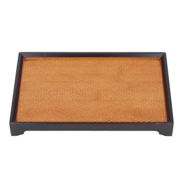 Imagem de Bandeja de Servir Sobremesa Vintage, Bandeja Quadrada de 7,5 Polegadas para Servir chá, Pequeno Suporte de Bule de chá para Lanche de café e chá