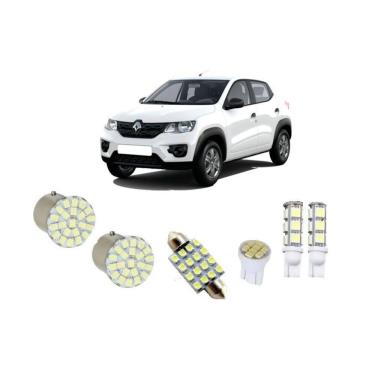Imagem de Kit Led Renault Kwid 2019 2018 2017 Farol Teto Placa Ré Leds
