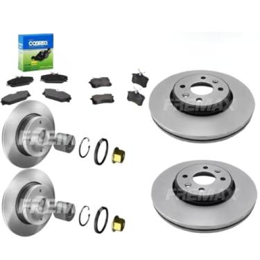 Imagem de JOGO DISCO DIANTEIRO FREIO TRASEIRO PASTILHA TRASEIRA DIANTEIRA MEGANE GRAND TOUR 2006 2007 A 2012