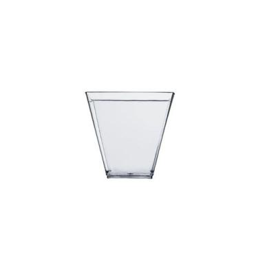 Imagem de Copo Acrílico Crystal 100ml Sem Tampa PIC 101 Plastilânia Pacote 10 Un