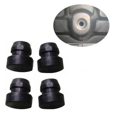 Imagem de HUAYUWA Almofadas de borracha para pés de base de forno de micro-ondas compatíveis com Galanz/compatíveis com Haier Forno de micro-ondas Peças de reparo antiderrapantes para pés (Tipo2, 4PCS)