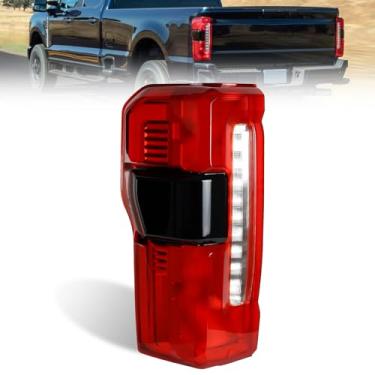 Imagem de Luz traseira tipo halogênio com ponto cego (módulo não incluído) montagem, compatível com Ford F250 F350 2023 2024 Super Duty, substituição da lâmpada traseira PC3Z-13504-B, lado esquerdo do motorista