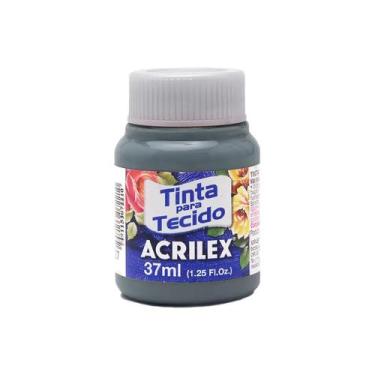 Imagem de Tinta Para Tecido Acrilex Fosca 37ml Escolha a Cor, 574 - CINZA LUNAR