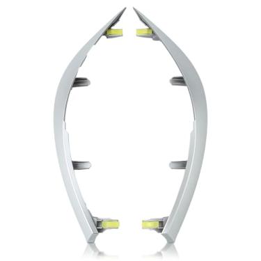 Imagem de AUTOKAY Tampa do painel central com acabamento superior esquerdo e direito para Toyota Corolla 2008-2013 55435-02370 55436-02330 Painel de navegação lateral A/C saída de painel de ventilação de painel