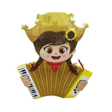 Imagem de  painel junino Menino caipira decoração festa junina  - Piffer, MENINA