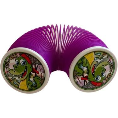 Imagem de Lembrancinha Mola Maluca Brinquedo - Turma da Floresta - Roxo - 1 unid