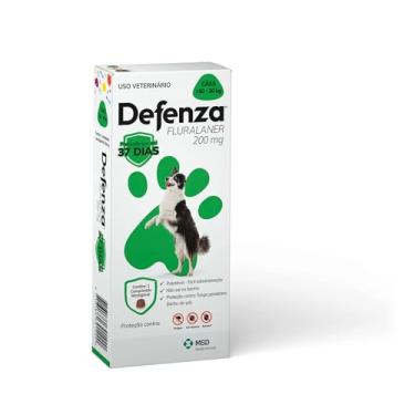 Imagem de Defenza® 200mg - Antipulgas, Bicho-de-Pé, Carrapatos e Sarnas - Cães de 10 a 20kg - 1 Comp. Mastigável - MSD Saúde Animal
