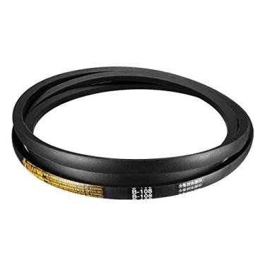Imagem de uxcell B108 Drive V-Belt Circunferência 108-inch Industrial Power Rubber Transmission Belt