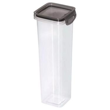 Imagem de Pote Hermético Acrílico Empilhável 1,6 Litros Com Travas Premium - Pla