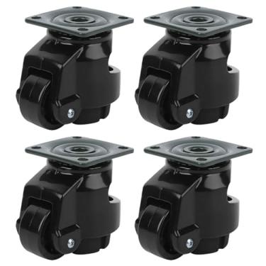 Imagem de VOMEKO 4 PCS Nível de nivelamento Caster, lançador de ajuste de nível, roda de rolos industriais GD -40F para serviços pesados, para bancada, máquina, equipamento, prateleiras