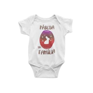 Imagem de Body Infantil Bebê Páscoa em Família Branca - Del France, PP