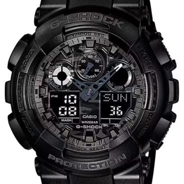 Imagem de Relógio G-Shock Preto Masculino GA-100CF-1A