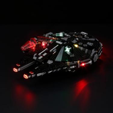 Imagem de GEAMENT LED Light Kit Compatible with Lego The Dark Falcon Building Blocks Model - Lighting Set for 75389 (Model Set Not Included)