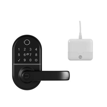 Imagem de Fechadura Digital Compact Biometria e Senha + HUB Yale