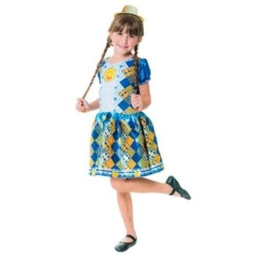 Imagem de Fantasia Infantil Festa Junina Tam Gg Carnaval Dia Das Bruxa - Toys