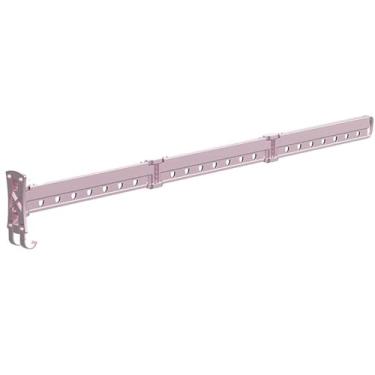 Imagem de AKALNNB Rack de secagem de roupa montado cabide dobrável para uso interno/externo ajustável organizador de armazenamento instantâneo para armário de roupas cavalo para buscar a felicidade