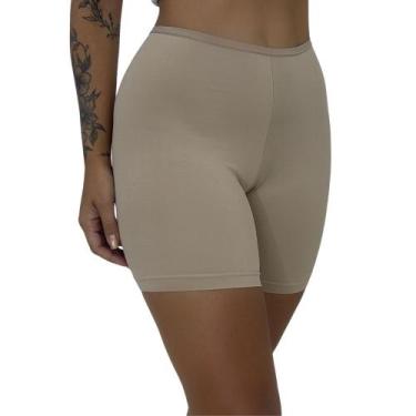 Imagem de Anágua Shortinho Segunda Pele Adulto Feminino - NAKA MODAS, Bege, P