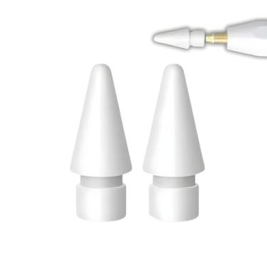 Imagem de Kit 2 Pontas Extra Compatível Apple Pencil 1 E 2 Geração