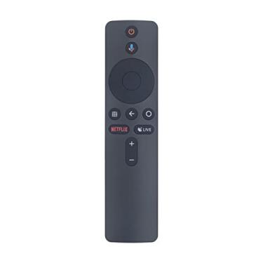 Imagem de Novo XMRM-006B XMRM006B Substituição de controle remoto por voz para Xiaomi Mi Box S MDZ-22-AB MDZ22AB Streaming Media Player com teclas de aplicativo de atalho Netflix Live