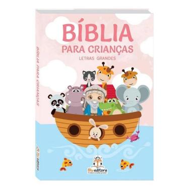 Imagem de Livro Bíblia Para Crianças - Rosa - Blu Editora