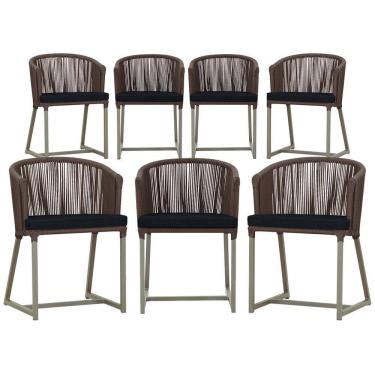 Imagem de 6 Cadeiras de Jantar Área Noronha em Alumínio