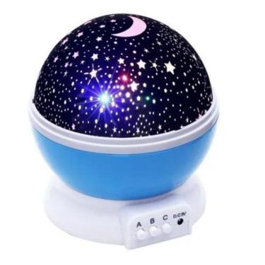 Imagem de Luminária Projetor Estrela 360º Star Master Azul