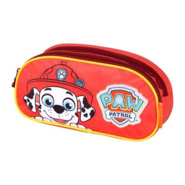 Imagem de Estojo Escolar Duplo Patrulha Canina Vermelho - Luxcel, EI41624PAVM, P