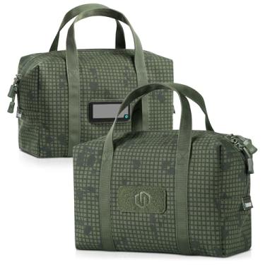 Imagem de Savior Equipment Bolsa esportiva de munição tática mini Hauler para arma de fogo, bolsa de transporte EDC com adesivos de identificação incluídos, camuflagem noturna do deserto