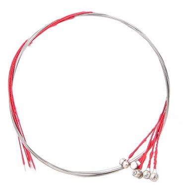 Imagem de 5pcs Violin E Strings Secreel de Instrumentos Musicais de Aço Com Cabeça de Bola Brilhante E Clara Resposta Rápida para Iniciantes 3/4 E 4/ Tamanho Violinos Strings de Aço de