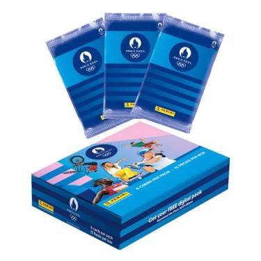 Imagem de Box 96 Cards Jogos Olímpicos Paris 2024 Oficial Olimpíadas - Panini