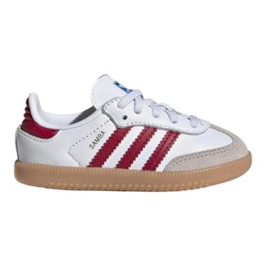 Imagem de adidas Tênis infantil unissex Samba OG, Borgonha, 10 Toddler