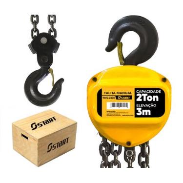 Imagem de Talha Manual Para 2 Tonelada 3 Metros De Elevação Corrente - Start