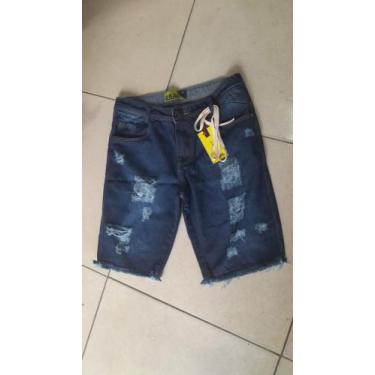 Imagem de Short jeans masculino com licra