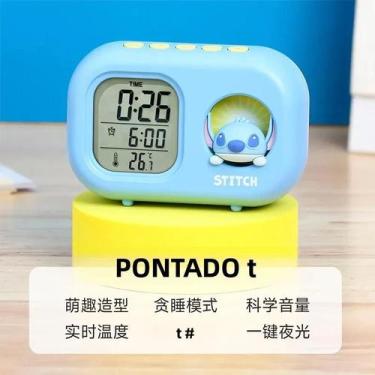 Imagem de Despertador LED Disney Mickey Infantil Bonito Modelo De Boneca De Dese