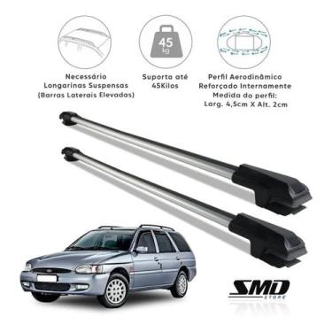 Imagem de Rack Travessa Teto Prata Ford Escort Wagon 1997 A 2000 Prata - SMD
