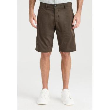 Imagem de Bermuda Docthos Middle Sarja, 041 verde militar, 48