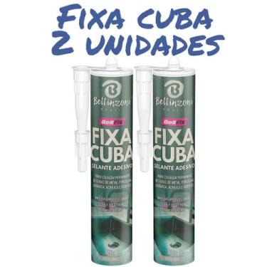 Imagem de Cola Fixa Adesivo Cuba Granitos 400g Bellinzoni Kits, 2 Unidades