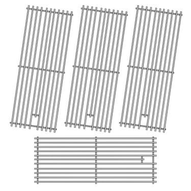 Imagem de Pacote com 4 Grelhas de 9 mm para Peças de Reposição Bull Grill, Grelhas de Cozinha para Bull Angus 47628 47629 Bull Outlaw 26038, para Brahma Lonstar Select Outlaw Steer Grill, para Lion Premium